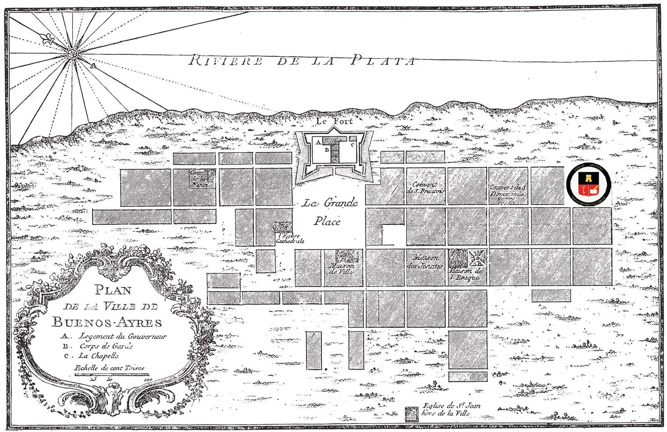Plano Charlevoix, 1756